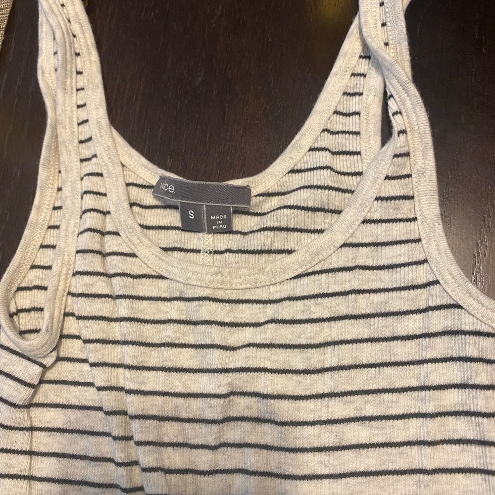Vince Ladies Striped Tank